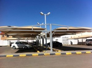 مظلات مواقف سيارات كابولي الرياض